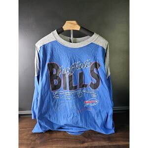 Vintage 1993 Buffalo Bills 1/2 Sleeve Jostens Sportswear 90s Shirt 2XL Tall
